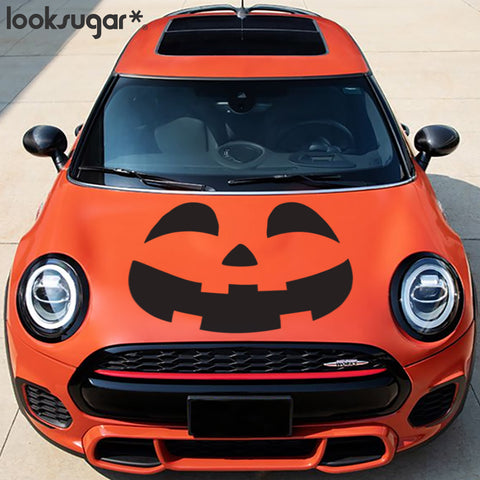 JACK-O-LANTERN HALLOWEEN DECAL - CAR / DOOR / WALL