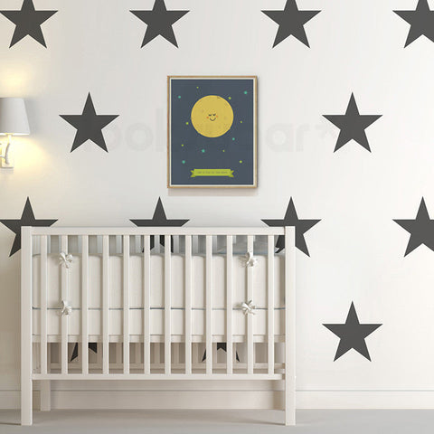 10 INCH STAR WALL DECALS - NURSERY / KIDS' ROOM