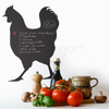 ROOSTER CHALKBOARD DECAL / DRY ERASE DECAL