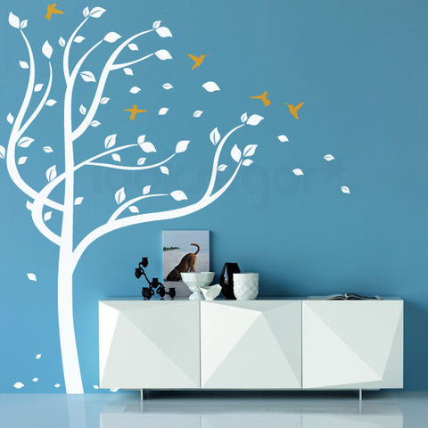 TREE IN THE WIND WALL DECAL