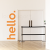 HELLO DOOR DECAL - GREETING WALL STICKER
