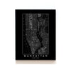 MANHATTAN - NEW YORK MAP ART PRINT