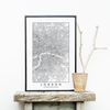 LONDON - UNITED KINGDOM - MAP ART PRINT