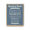 LAUNDRY CARE SYMBOLS ART PRINT