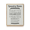 LAUNDRY CARE SYMBOLS ART PRINT