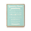 LAUNDRY CARE SYMBOLS ART PRINT