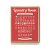 LAUNDRY CARE SYMBOLS ART PRINT