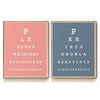 LADIES & GENTS BATHROOM ART PRINT SET