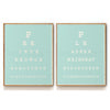 LADIES & GENTS BATHROOM ART PRINT SET