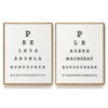 LADIES & GENTS BATHROOM ART PRINT SET