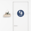 FUNNY RESTROOM SIGN DECAL