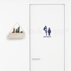 FUNNY RESTROOM SIGN DECAL