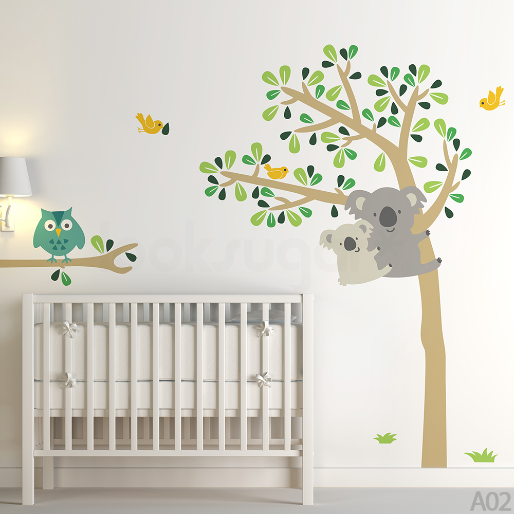 KOALA TREE WALL DECAL looksugar