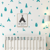 WOODLAND ANIMAL PATTERN STICKERS