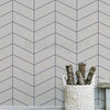 HERRINGBONE LINE FABRIC WALLPAPER