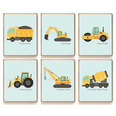 CONSTRUCTION VEHICLE COLLECTION - SET OF 6