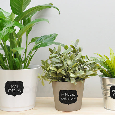 CURLY CHALKBOARD LABELS