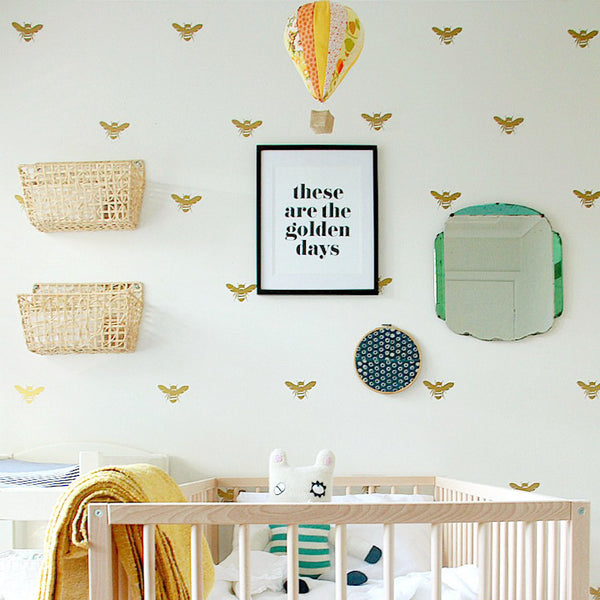 BUMBLE BEE PATTERN STICKERS